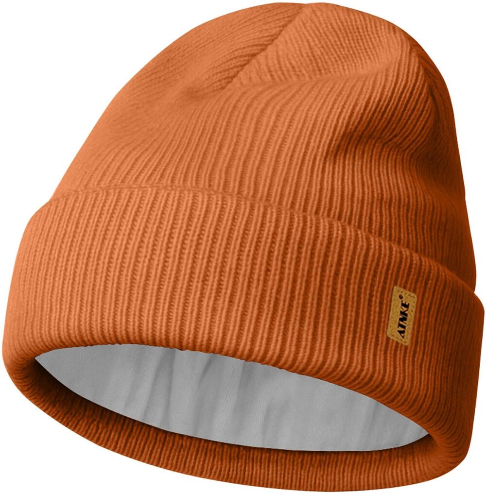 3556 Beanie , Soft Warm Fleece Lined Winter Ski Beanies Hat Unisex Thick